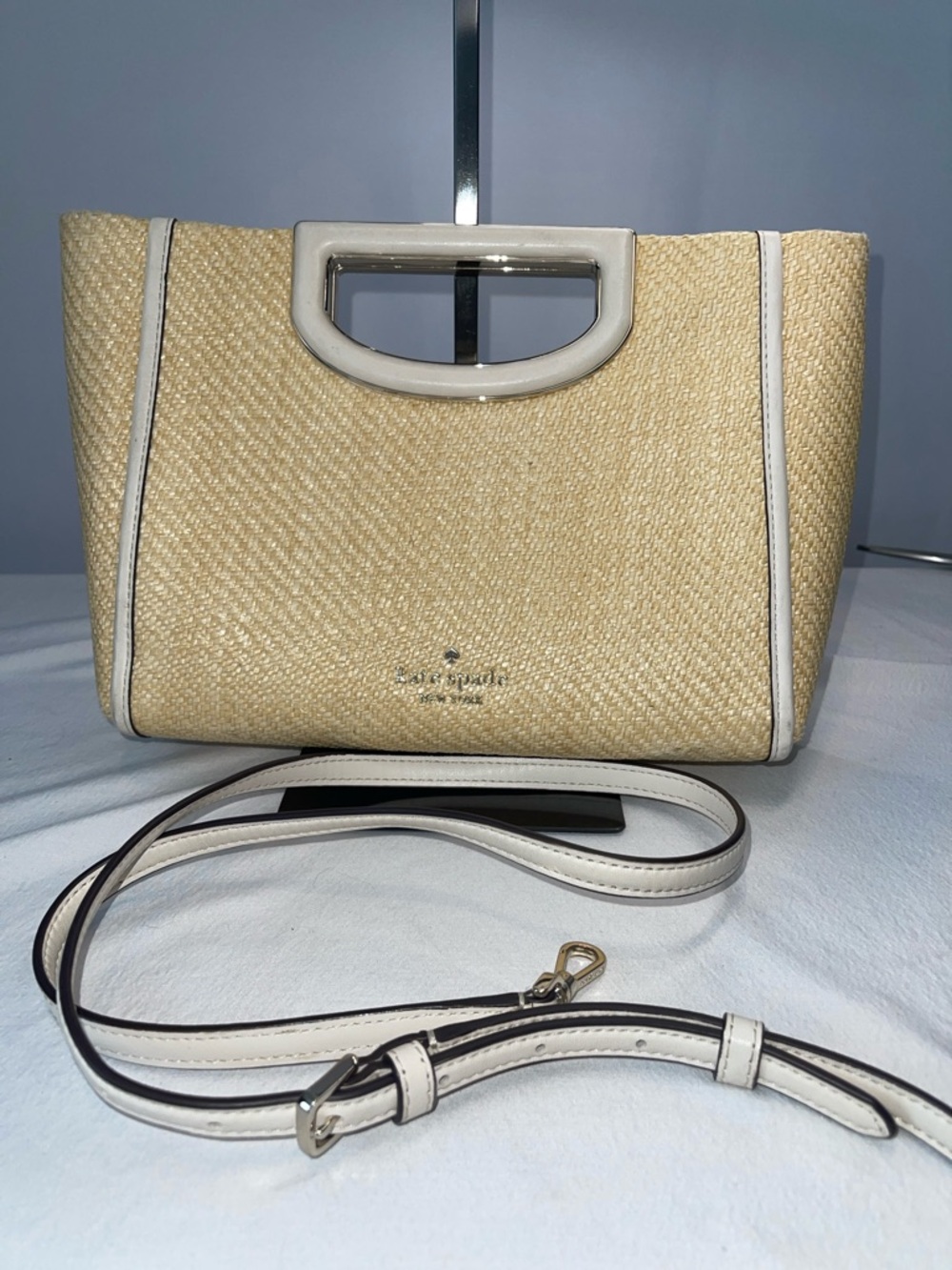 Kate Spade Alexia Crossbody Clutch Straw